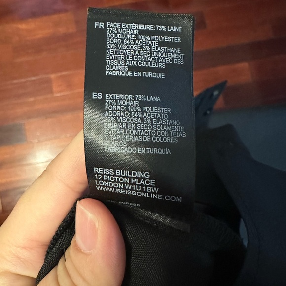 Reiss dress pants satin waist nwt - Picture 7 of 11